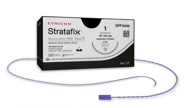 Ethicon Stratafix, sutur, MH nål, 36 mm, steril, 2-0