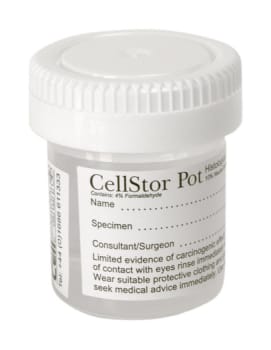 Formalin, 10% vævsprøveglas, 20 ml