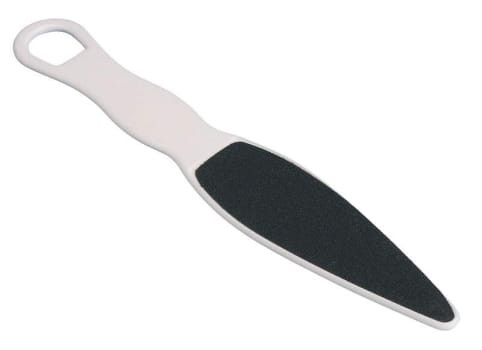 Mediq, fodfil, 2-sidet, plast, hvid