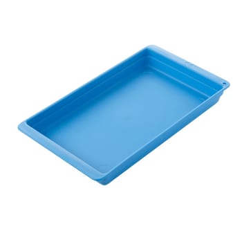 Warwick, instrumentbakke, blå, uden låg, 270x150x30mm