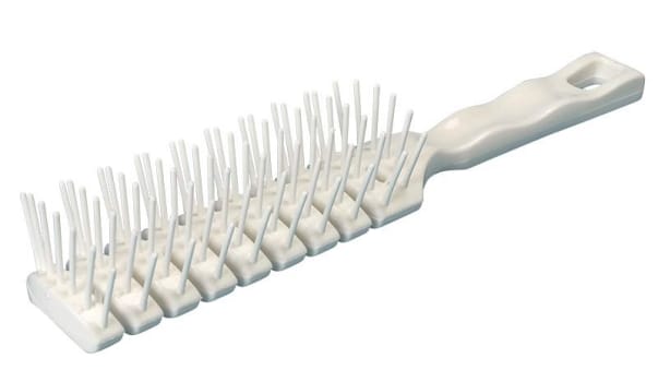 Mediq, Hårbørste, plast, hvid