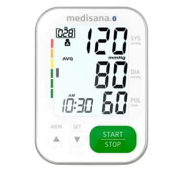 Medisana, BU 570 blodtryksapparat m. bluetooth (hvid)