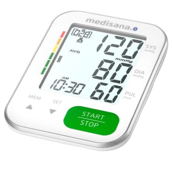 Medisana, BU 570 blodtryksapparat m. bluetooth (hvid)