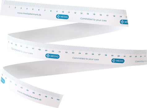 Mediq, papir målebånd, engangs, 1 m