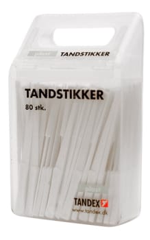 Tandex, tandstikker i plast