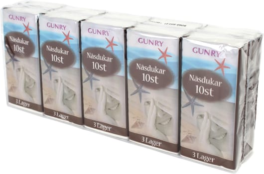 Dansu, Papirlommetørklæde, 3-lags, 20,5 cm x 21 cm