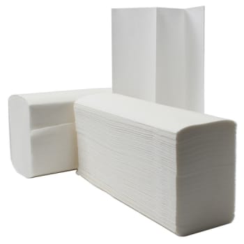 Mediq, 2 lag, håndklædeark, Z-fold, 20,3 x 24 cm, 37gr/m2