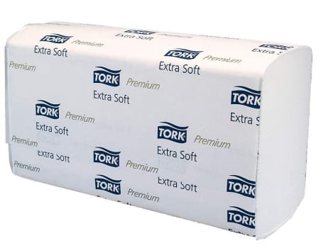 Tork Premium, 2-lags håndklædeark, extra soft H2 Xpress, 4 fold
