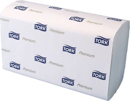 Tork Premium, 2-lags håndklædeark, soft H2 Xpress, 3 fold