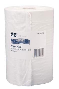 Tork Advanced, 2-lags aftørringsrulle, hvid, mini, 420