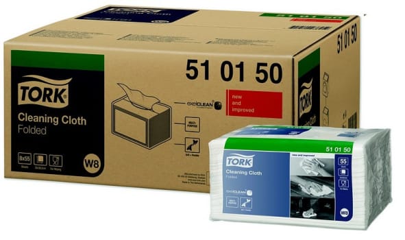 Tork Premium, alt-mulig-klud, hvid, non-woven, 510, 32 cm x 38 cm