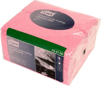 Tork Premium, specialklud, rød, W8, 30 cm x 38 cm