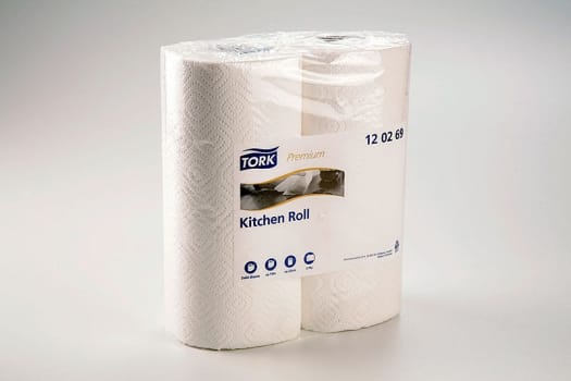 Tork Premium, 2-lags køkkenrulle, hvid, 64 ark, rulle a 15,8 m