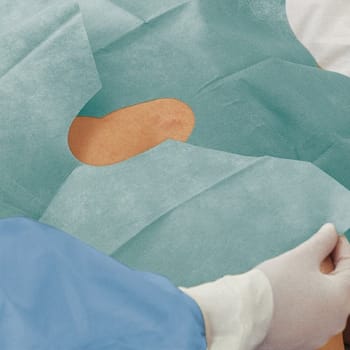 Foliodrape Protect, hulstykke med variabelt hul, steril, 75 cm x 90 cm