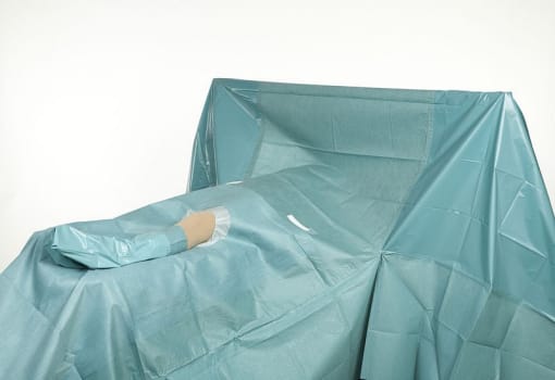 Barrier, ekstremitetssæt med Stockinette, 3-lag, steril