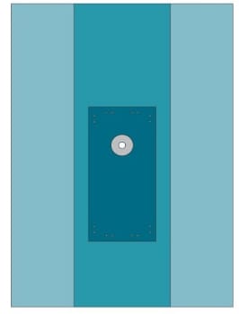 Barrier, ekstremitets-hullagen, hul 5x7cm, 3-lag, steril, 230 cm x 318 cm
