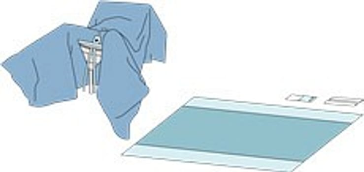 Barrier, TUR sæt, alt-i-et med opsaml.pose, afløbssl.steril