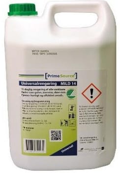 Prime Source, Universalrengøring, Mild 14, u.farve og parfume, 5 l