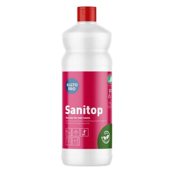 Kiilto Sanitop, koncentreret sanitetsafkalker til toilet og bad, 1,0 l