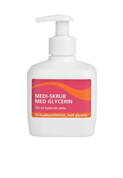 Medi-skrub, flydende klorhexidinsæbe 4 %, 250 ml