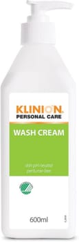 Klinion, Wash cream med pumpe, 600 ml