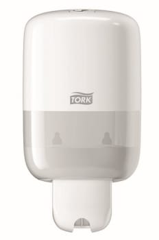 Tork, dispenser til premium sæbe S2 mini, hvid, 475 ml