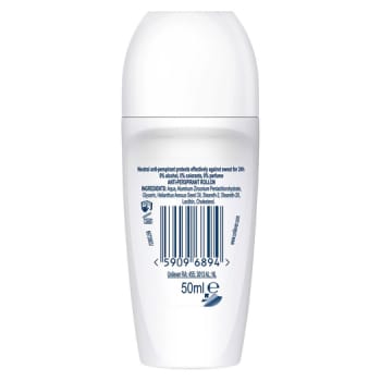 Neutral, roll-on deodorant,uden parfume, 50 ml