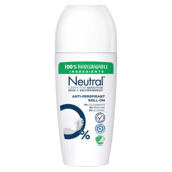 Neutral, roll-on deodorant,uden parfume, 50 ml