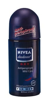 Nivea, roll on deodorant antiperspirant blå for mænd, 50 ml