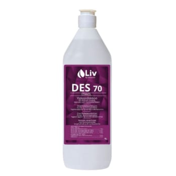LIV DES, Overfladedesinfektion 70%, sterilfiltreret, 1000 ml