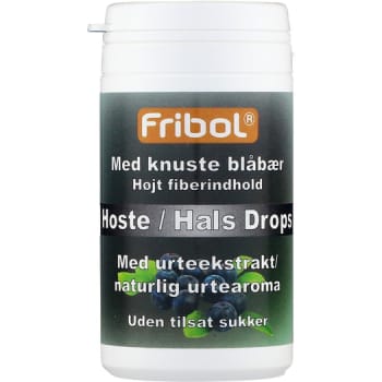 Fribol, host/hals, bolcher, blåbær, u/tilsat sukker, 60 g