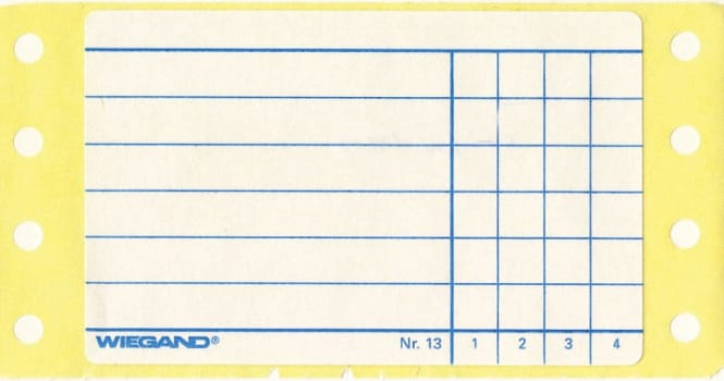 Wiegand, 50x7 etiketter m/ugens dage