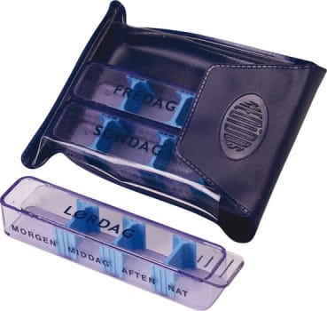 MEDIDOS, weekendsæt nr.6, blåt etui med 3 æsk. (fre/lør/sø)