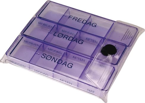 MEDIMAX, weekendsæt nr.6, plastkuvert, 3 æsk. (fre/lør/sø)