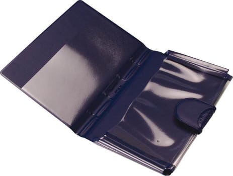 MEDIDOS, blåt plastomslag til 7 æsker