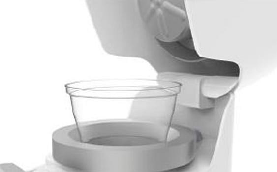 Severo, bægre (SeveroCup) til elektrisk tabletknuser