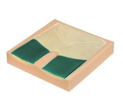 ADL, Relax Duogel gelépude komplet med betræk, 50 cm x 45 cm x 7 cm