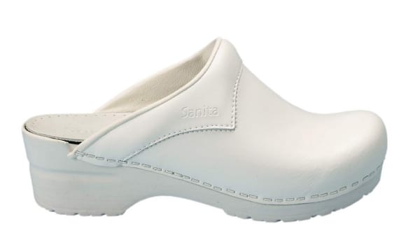 San-Flex, tøffel, hvid, antistatisk bund, str 37