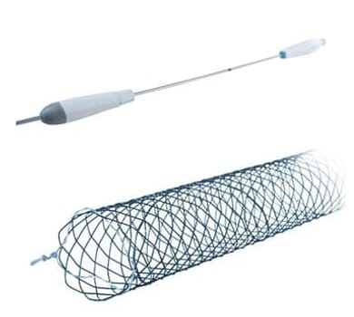 Micro-Tech Metal Bilary Stent, Shortwire,cylinder, Ø 10 mm, part-cov, 60 mm