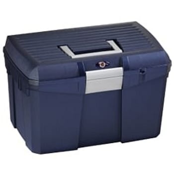 Sygeplejekasse, med låg, stor 27 liter, 27,5 cm x 40 cm x 24,5 cm