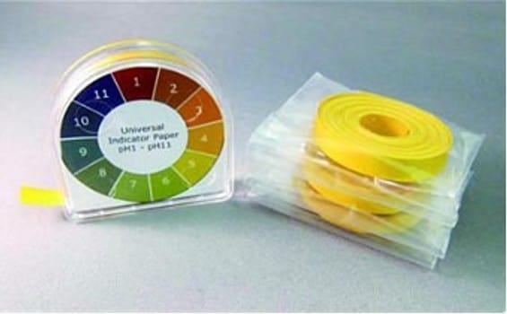 pH papir, LLG universal indicatorpapir 0-14 Ph, rulle, 5 m, 5 m