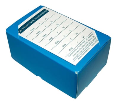 Mediq, aftalekort til læger, 5,4 cm x 8,5 cm