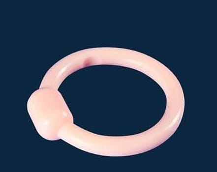 Prolaps, Pessar ring, silikone, inkon m. knop, strl 1, st, 51 mm