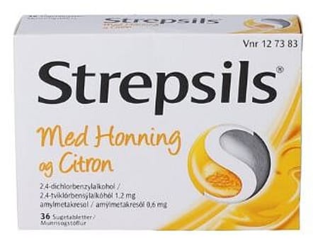 Strepsils Honning & Citron, Håndkøbsmedicin