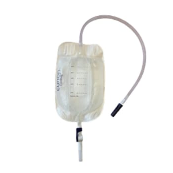 CURIbag Flerkammer, benpose, 50cm just.slange, drejeventil, NW, 750 ml