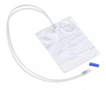 CURIbag, sengepose, 110cm tyk slange, krydsventil, 2000 ml