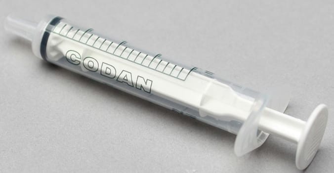 Codan 3-komponentsprøjte, L/S, steril, 2 ml