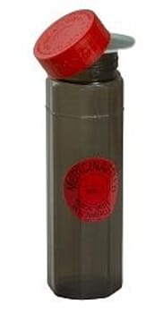 USON, medicinrestbøtte, kantet, sort/rødt skruelåg m. pa, 1 l