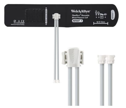 Welch Allyn FlexiPort, manchet, baby, 2 slanger/ konnektorer, 9-13 cm