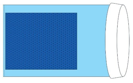 365, assistancebordpose, forstærket, steril, 76 cm x 145 cm